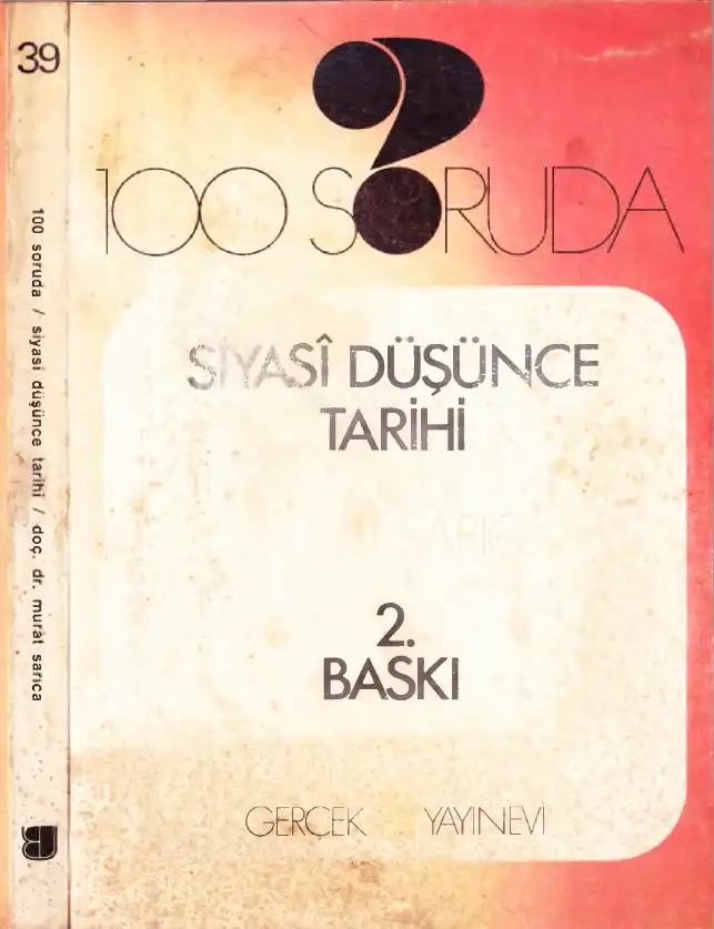 100 Soruda Siyasi Düşünce Tarihi — Murat Sarıca