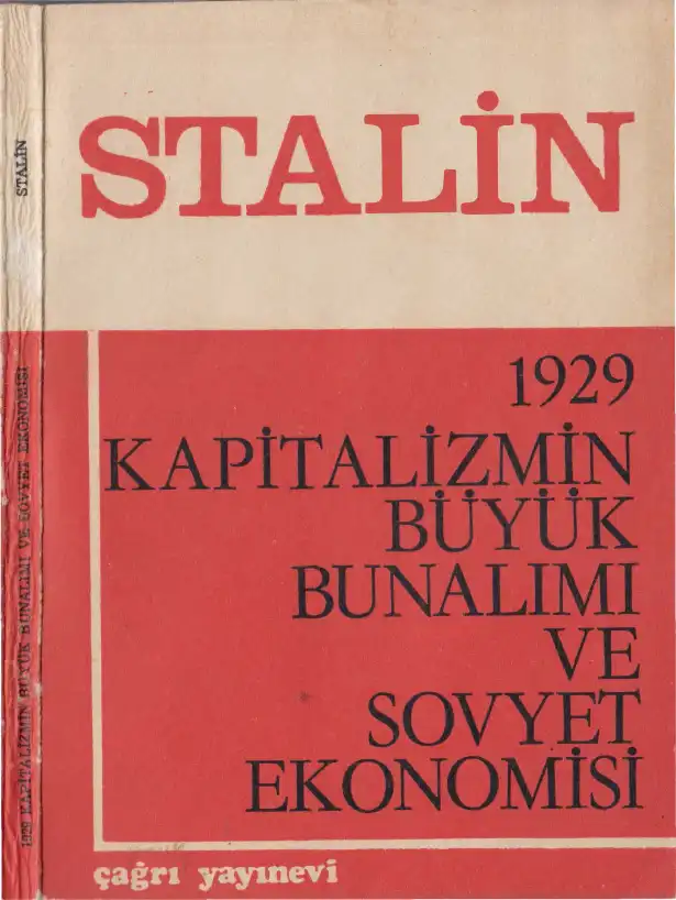 1929 Kapitalizmin Büyük Bunalımı ve Sovyet Ekonomisi — V. İ. Lenin ve J. V. Stalin