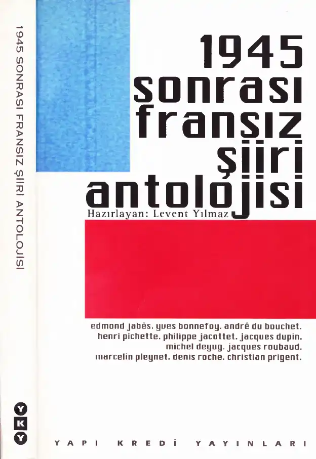 1945 Sonrası Fransız Şiiri Antolojisi — Levent Yılmaz