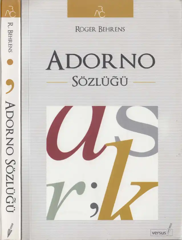 Adorno Sözlüğü — Roger Behrens