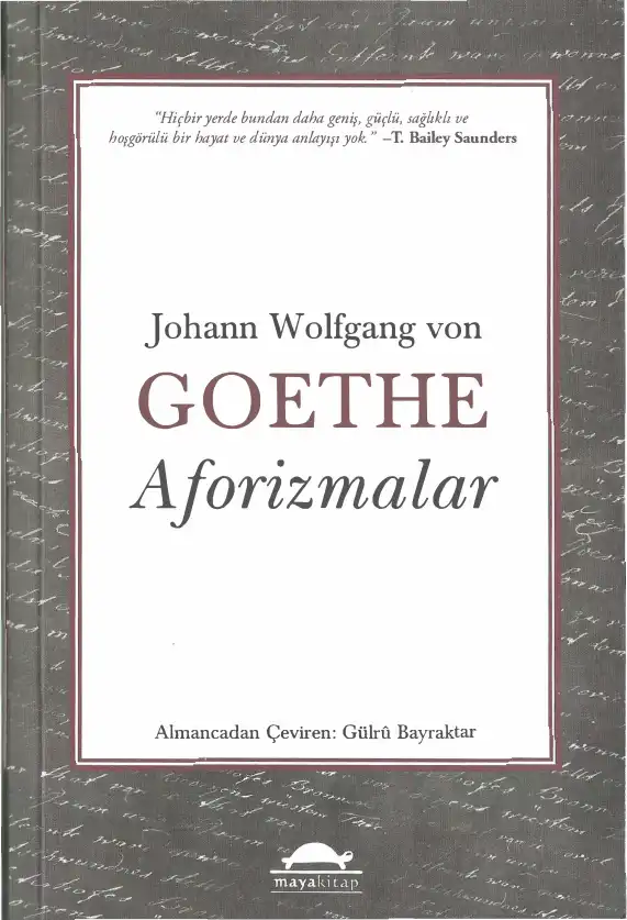 Aforizmalar — Johann Wolfgang von Goethe