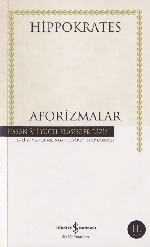 Aforizmalar — Hippokrates