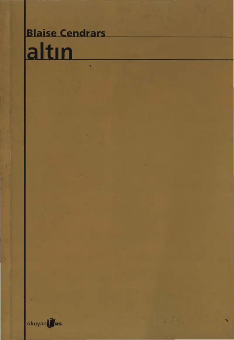Altın — Blaise Cendrars