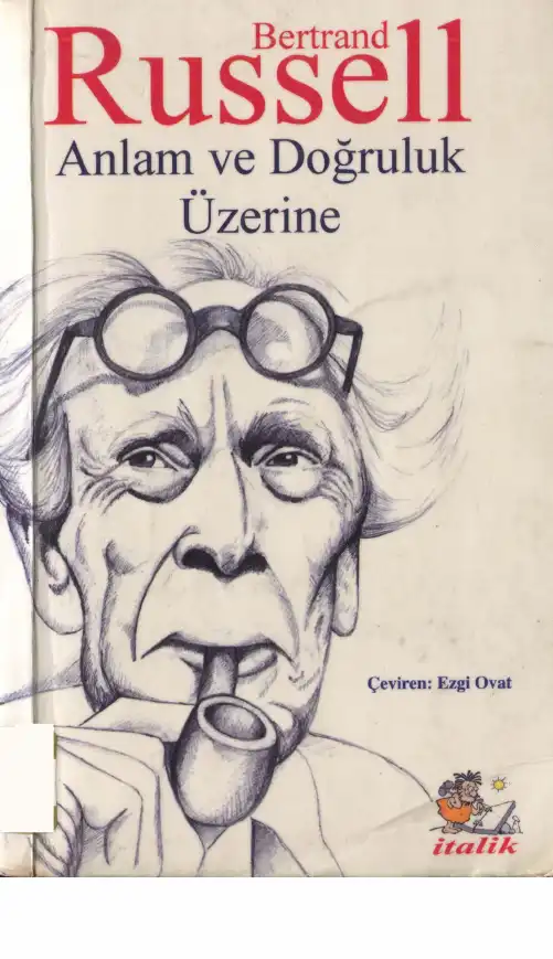Anlam ve Doğruluk Üzerine — Bertrand Russell