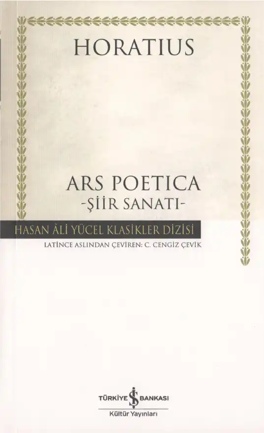 Ars Poetica - Şiir Sanatı — Horatius