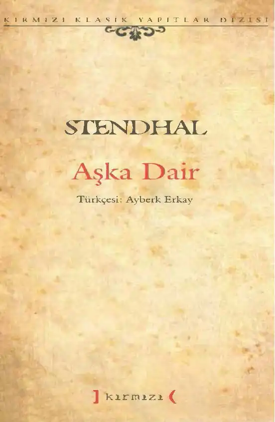 Aşka Dair — Stendhal