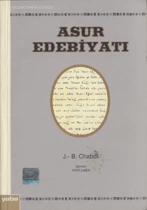 Asur Edebiyatı — J.-B. Chabot