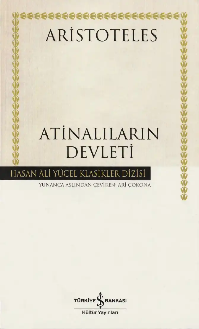 Atinalıların Devleti — Aristoteles