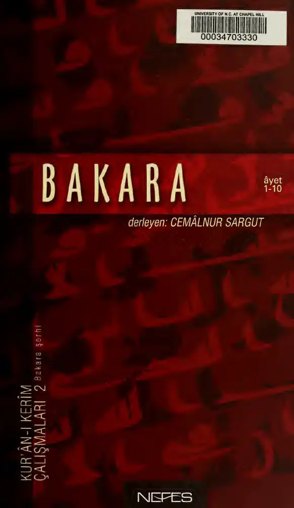 Bakara Nefes — Cemalnur Sargut