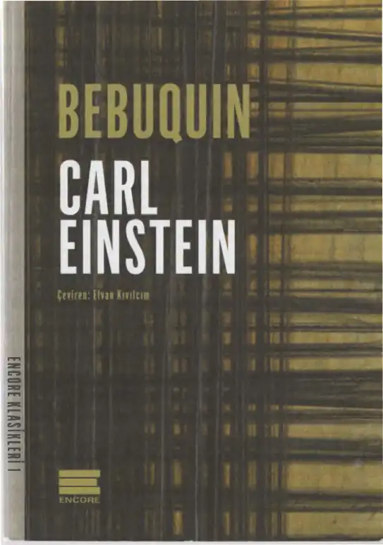 Bebuquin — Carl Einstein