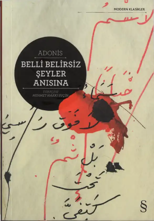 Belirsiz Şeyler Anısına — Adonis Belli
