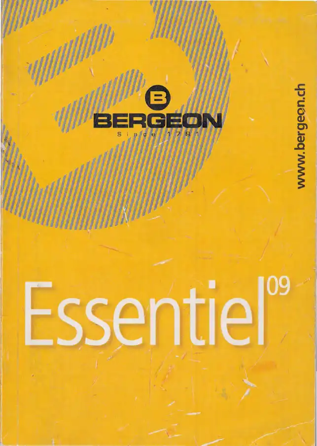 Bergeon Usage - Pratique Practical Use Practischer Gebrauch Essentiel 09 — Bilinmiyor