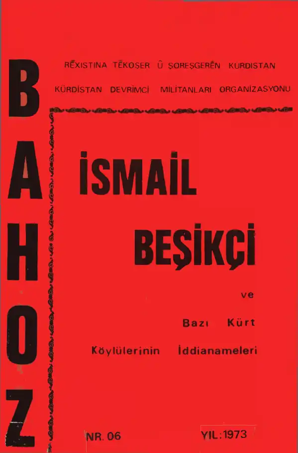 Beşikçi Ve Bazı Kürt Köylülerinin İddianameleri — İsmail Beşikçi