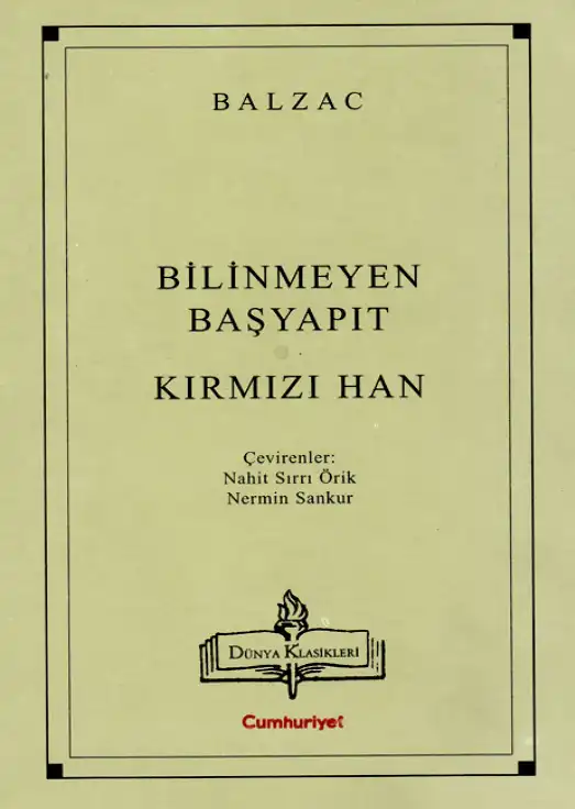 Bilinmeyen Başyapıt / Kırmızı Han — Honoré de Balzac