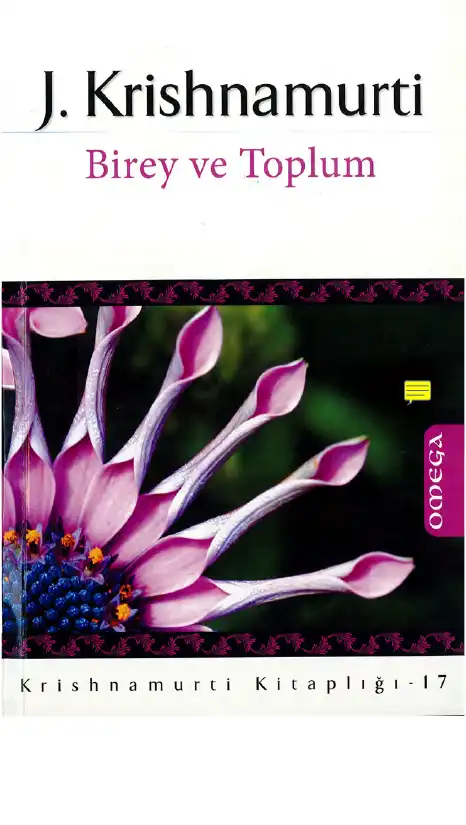Birey ve Toplum — Jiddu Krishnamurti