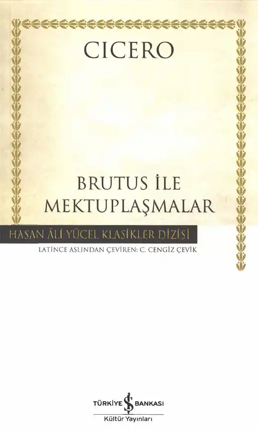 Brutus ile Mektuplaşmalar — Cicero
