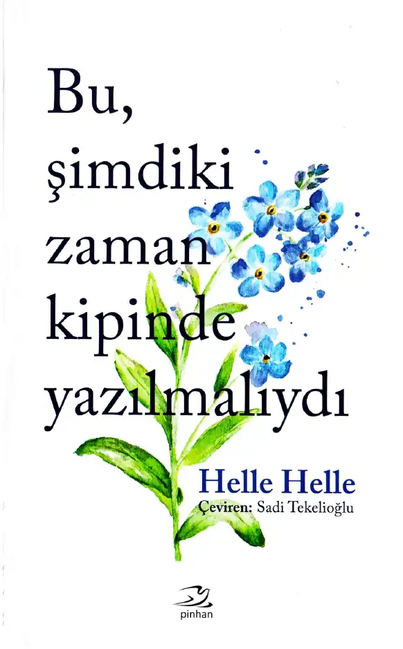 Bu, Şimdiki Zaman Kipinde Yazılmalıydı — Helle Helle