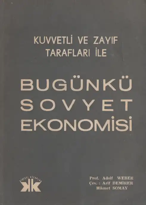 Bugünkü Sovyet Ekonomisi — Adolf Weber