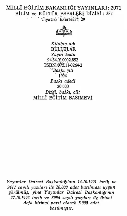 Bulutlar — Aristophanes
