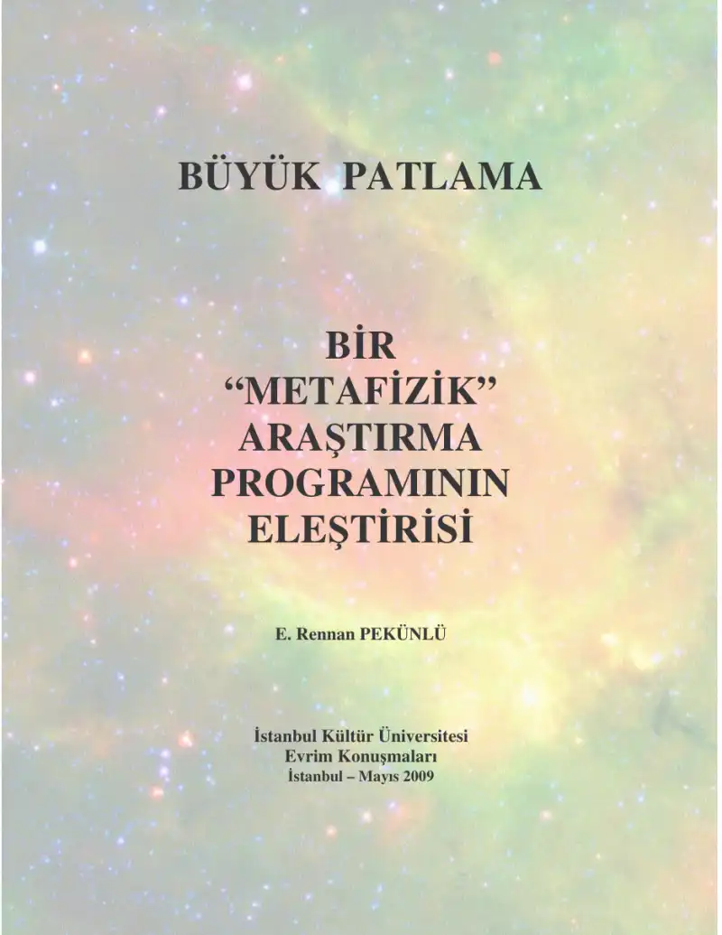 Büyük Patlama — E. Rennan Pekünlü