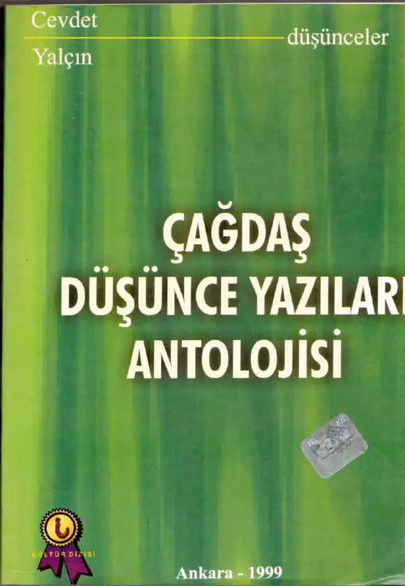 Çağdaş Düşünce Yazıları Antolojisi — Cevdet Yalçın