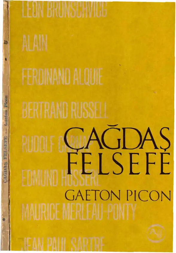 Çağdaş Felsefe — Gaeton Picon