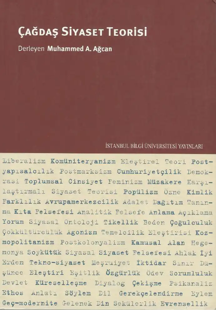 Çağdaş Siyaset Teorisi — Muhammed A. Ağcan
