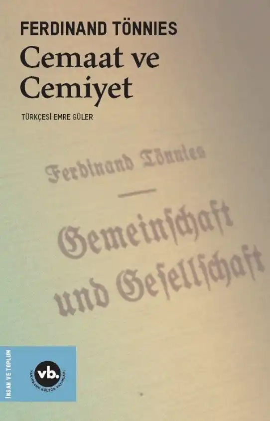 Cemaat ve Cemiyet — Ferdinand Tönnies