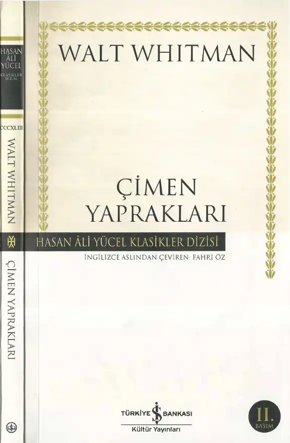 Çimen Yaprakları — Walt Whitman