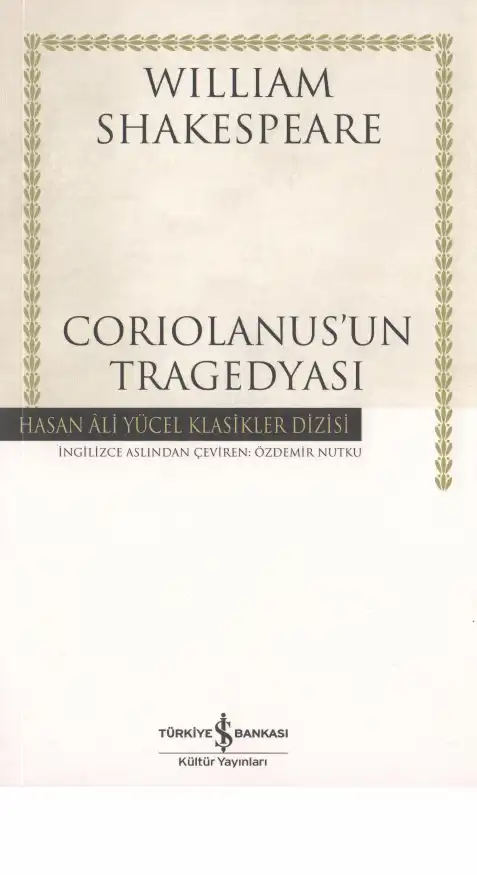 Coriolanus'un Tragedyası — William Shakespeare