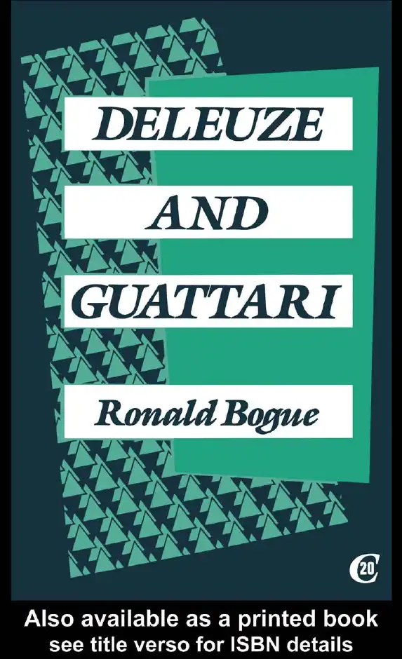 Deleuze and Guattari — Ronald Bogue