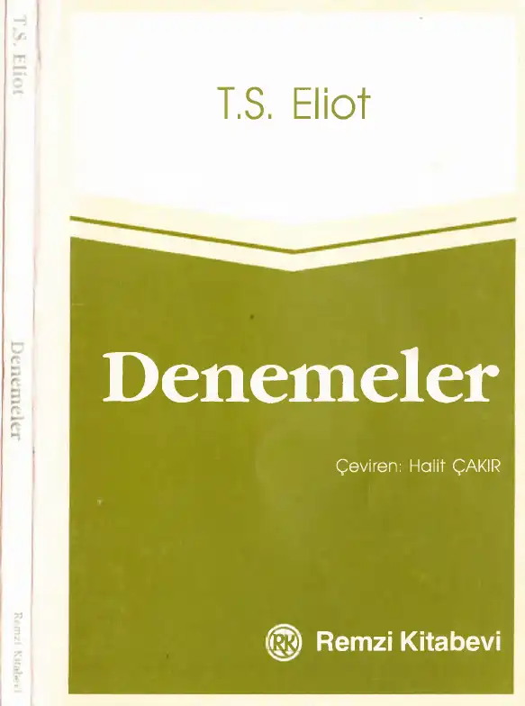 Denemeler — T. S. Eliot
