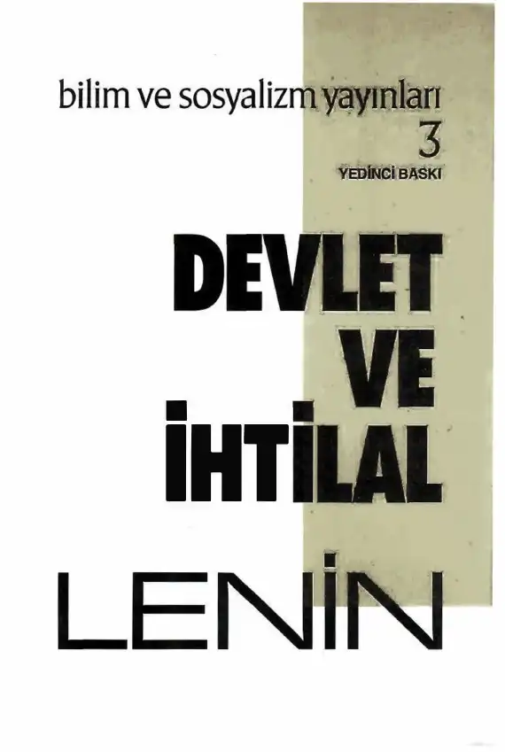Devlet ve İhtilal — Vladimir İlyiç Lenin