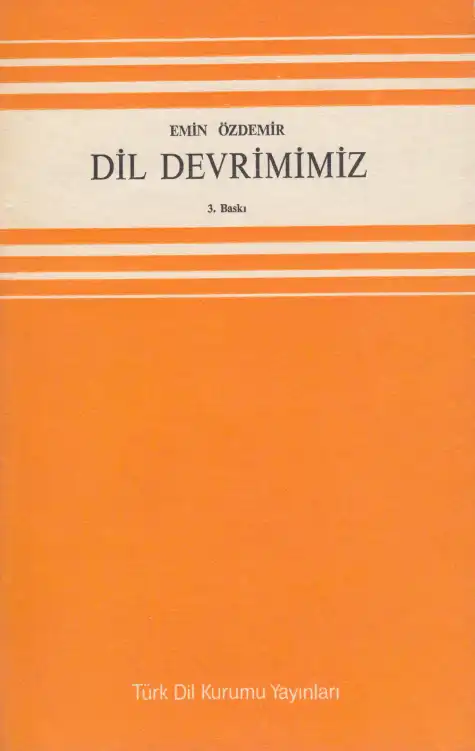 Dil Devrimimiz — Emin Özdemir