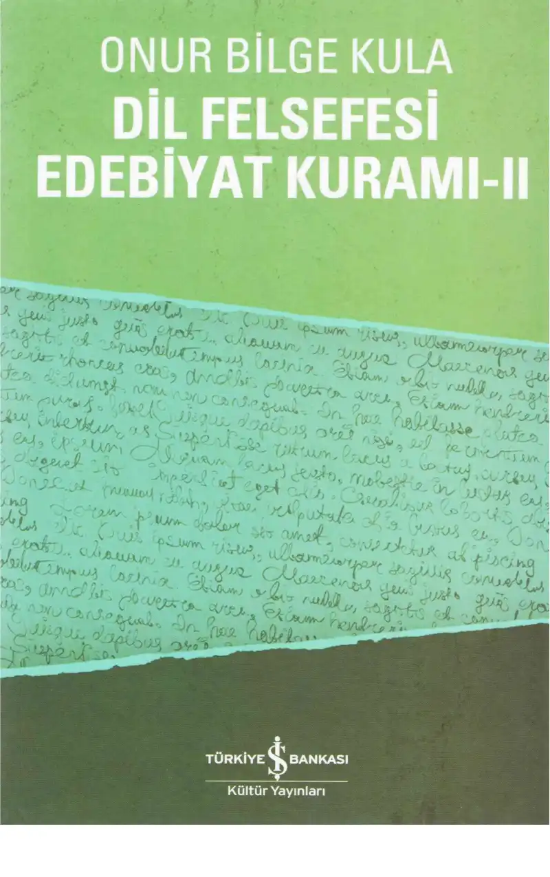Dil Felsefesi Edebiyat Kuramı — Onur Bilge Kula