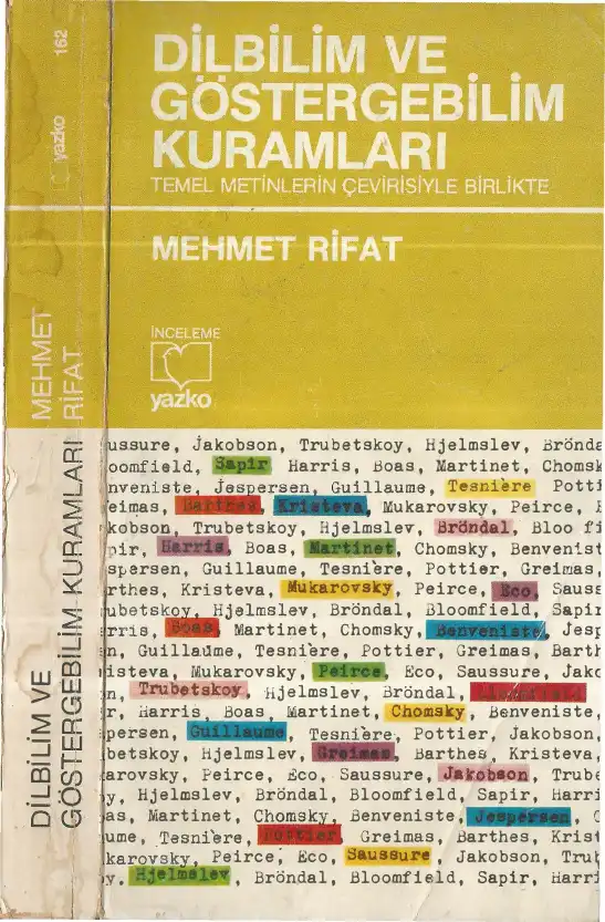 Dilbilim ve Göstergebilim Kuramları — Mehmet Rifat