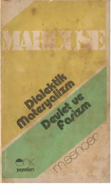 Diyalektik Materyalizm Devlet ve Faşizm — Herbert Marcuse