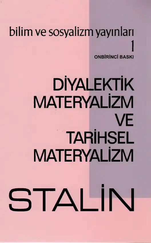 Diyalektik Materyalizm ve Tarihsel Materyalizm — Stalin