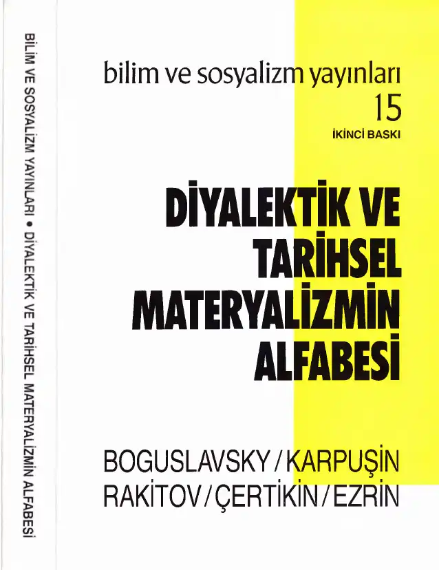 Diyalektik ve Tarihsel Materyalizmin Alfabesi — Boguslavsky, Karpuşin, Rakitov, Çertikin, Ezrin