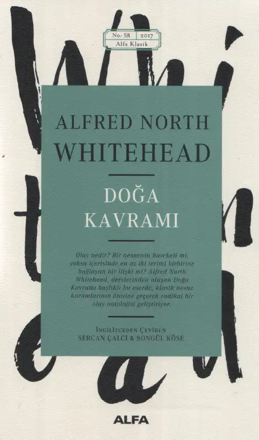 Doğa Kavramı — Alfred North Whitehead