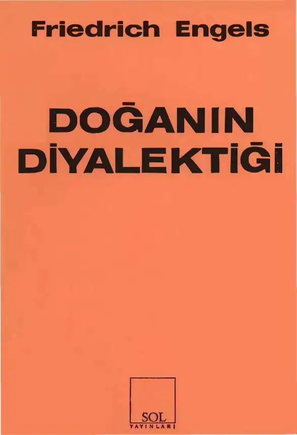 Doğanın Diyalektiği — Friedrich Engels