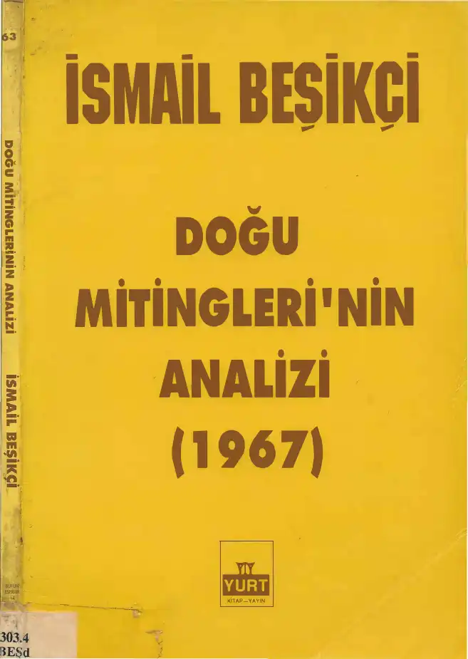 Doğu Mitinglerinin Analizi (1967) — İsmail Beşikçi