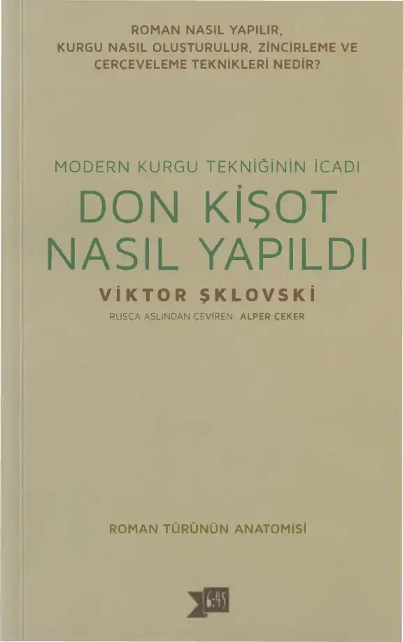 Don Kişot Nasıl Yapıldı — Viktor Şklovski