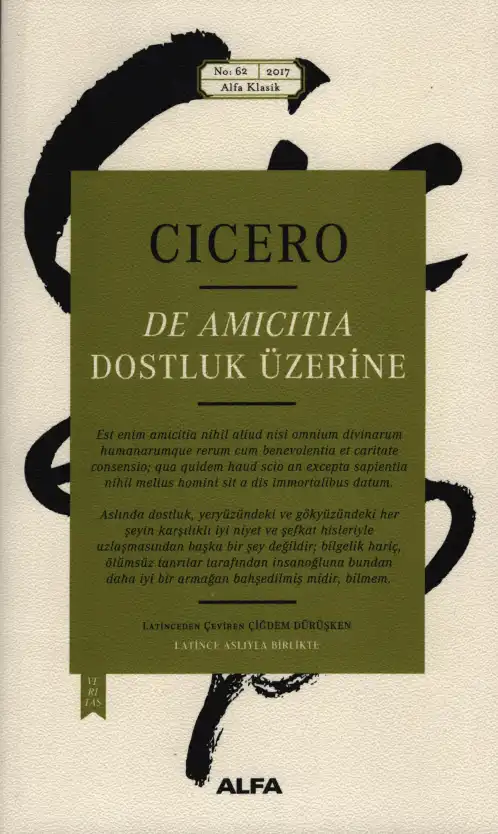 Dostluk Üzerine — Marcus Tullius Cicero