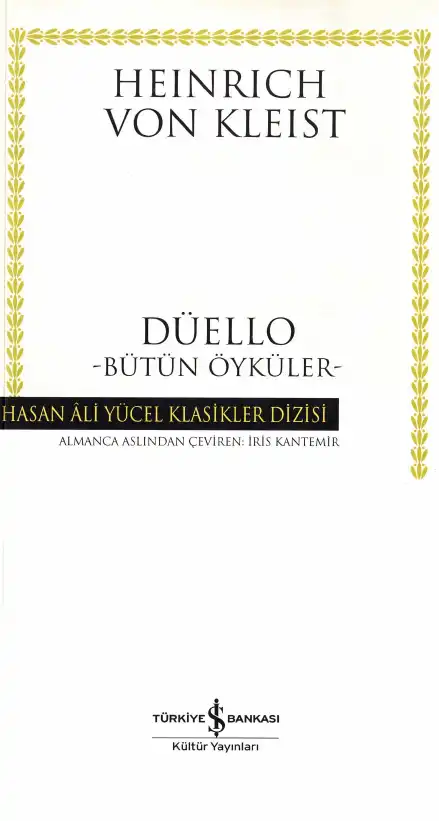 Düello - Bütün Öyküler — Heinrich von Kleist