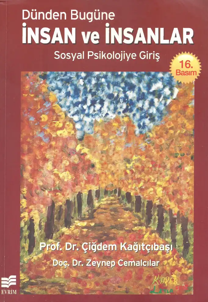 Dünden Bugüne İnsan ve İnsanlar: Sosyal Psikolojiye Giriş — Çiğdem Kağıtçıbaşı, Zeynep Cemalcılar