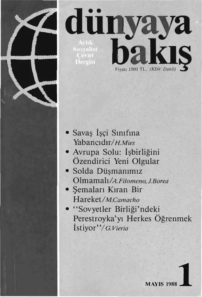 Dünyaya Bakış - Sayı 01 Mayıs — Bilinmiyor