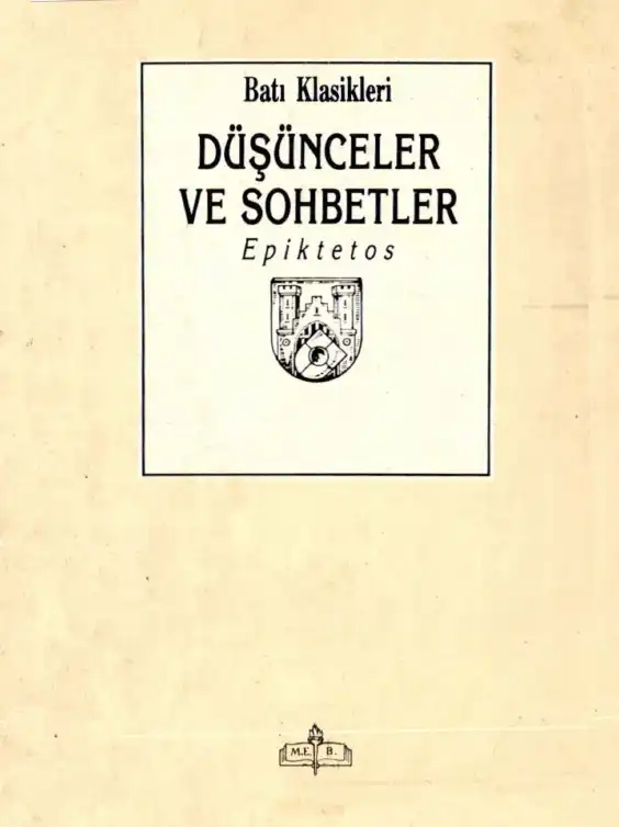 Düşünceler ve Sohbetler — Epiktetos