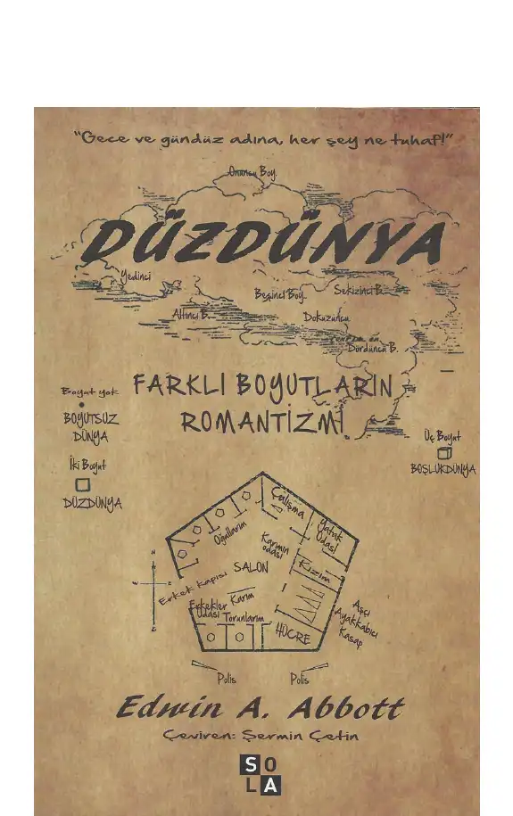 Düzdünya (Flatland): Boyutlar Arası Romantizm — Edwin A. Abbott