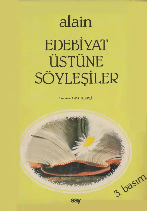 Edebiyat Üstüne Söyleşiler — Alain